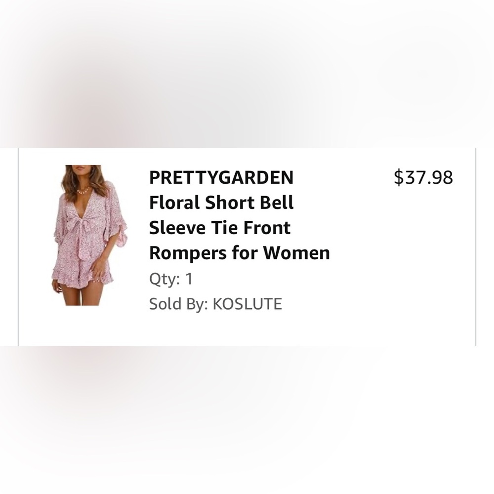 Women’s romper size medium - NWT